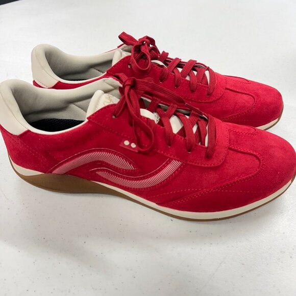 Ryka Women's Era Lace Up Sneaker Shoe 11 Salsa Red Worn Once- Perfect - Picture 2 of 9